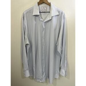 Brooks Brothers Thomas Mason Quiet Luxury Collection Dress Shirt 18.5 Business